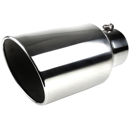 Spec-D Tuning Exhaust Tip- 5 Inch Inlet, 8 Inch Outlet, MF-TP0508D-S-TD MF-TP0508D-S-TD